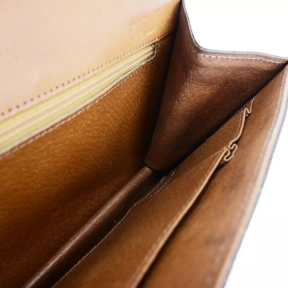 LOUIS VUITTON Pochette Dam GM Clutch Hand Bag Monogram Leather - Picture 5 of 16